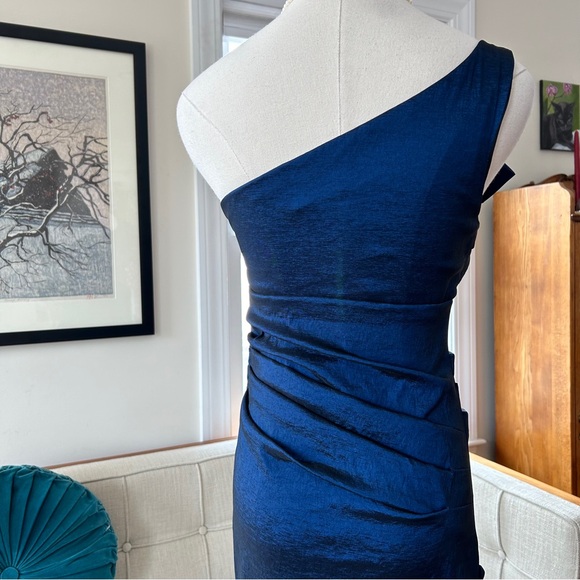 Fabulous 90’s Taffeta Evening Gown - Picture 5 of 7